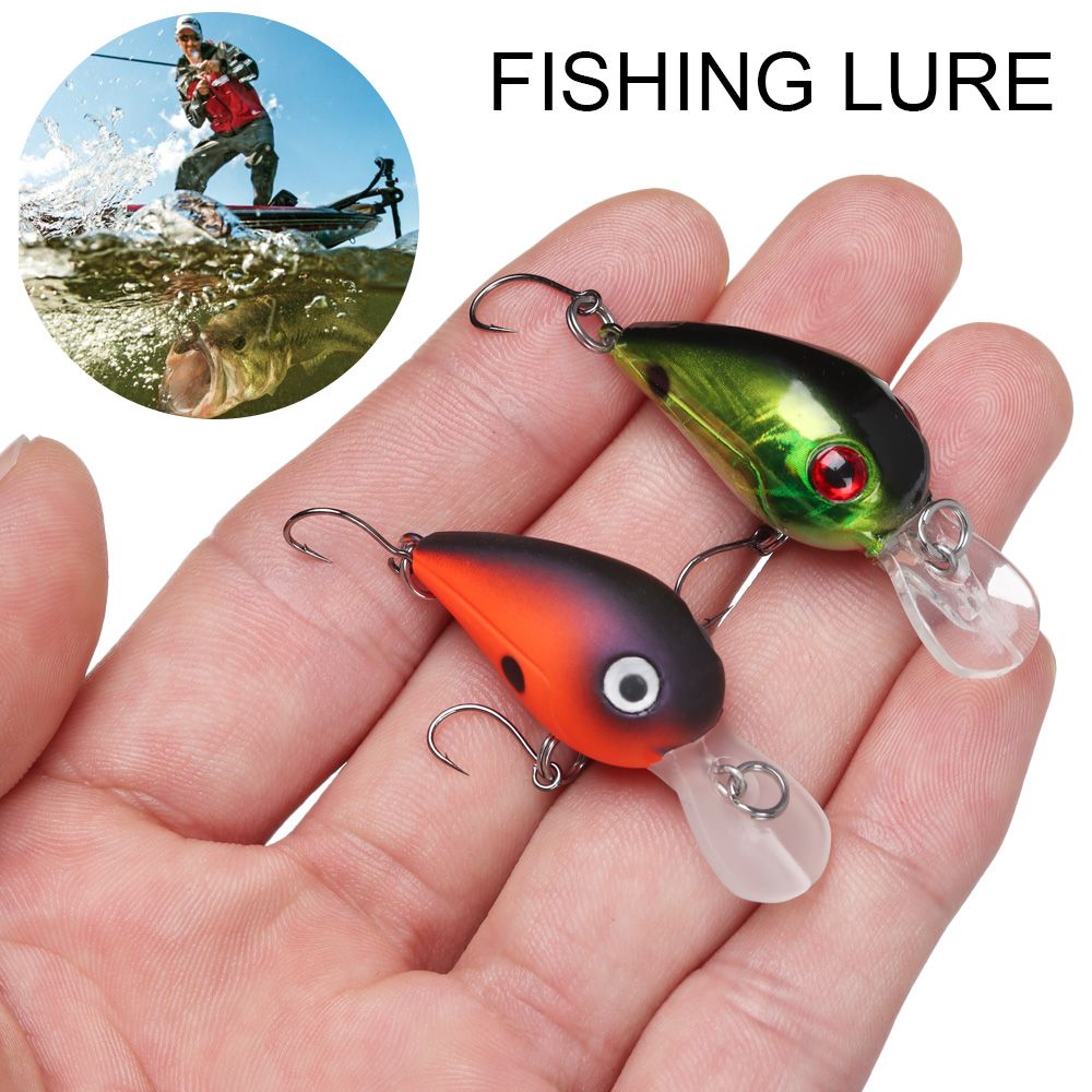Señuelo de pesca de lubina Perch Mini micro flotador Wobbler, señuelo Artificial duro, señuelo de pesca flotante