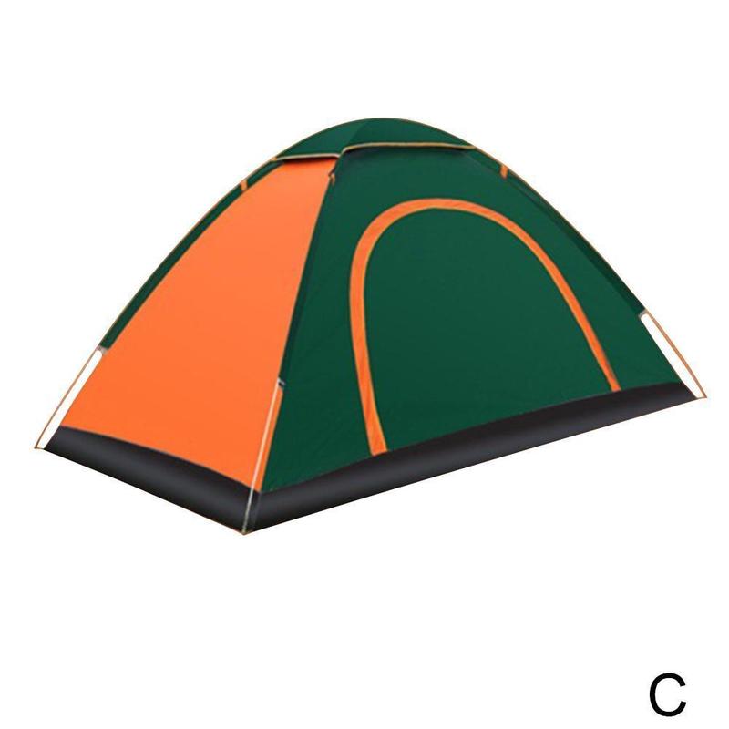 1pcs Outdoor Automatic Tent,Family Camping Tent,Easy Open Camp Tents,Ultralight Shade,For 2-3 Person Tourist Hiking: C