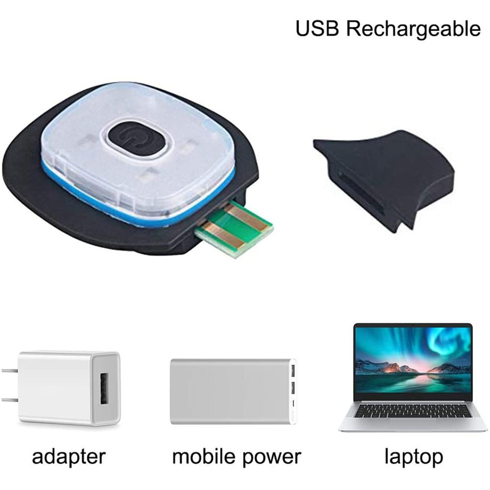 Unisex Outdoor LED Hat With Light USB Rechargeable Winter Knit Lighted Headlight Hats Headlamp Cap