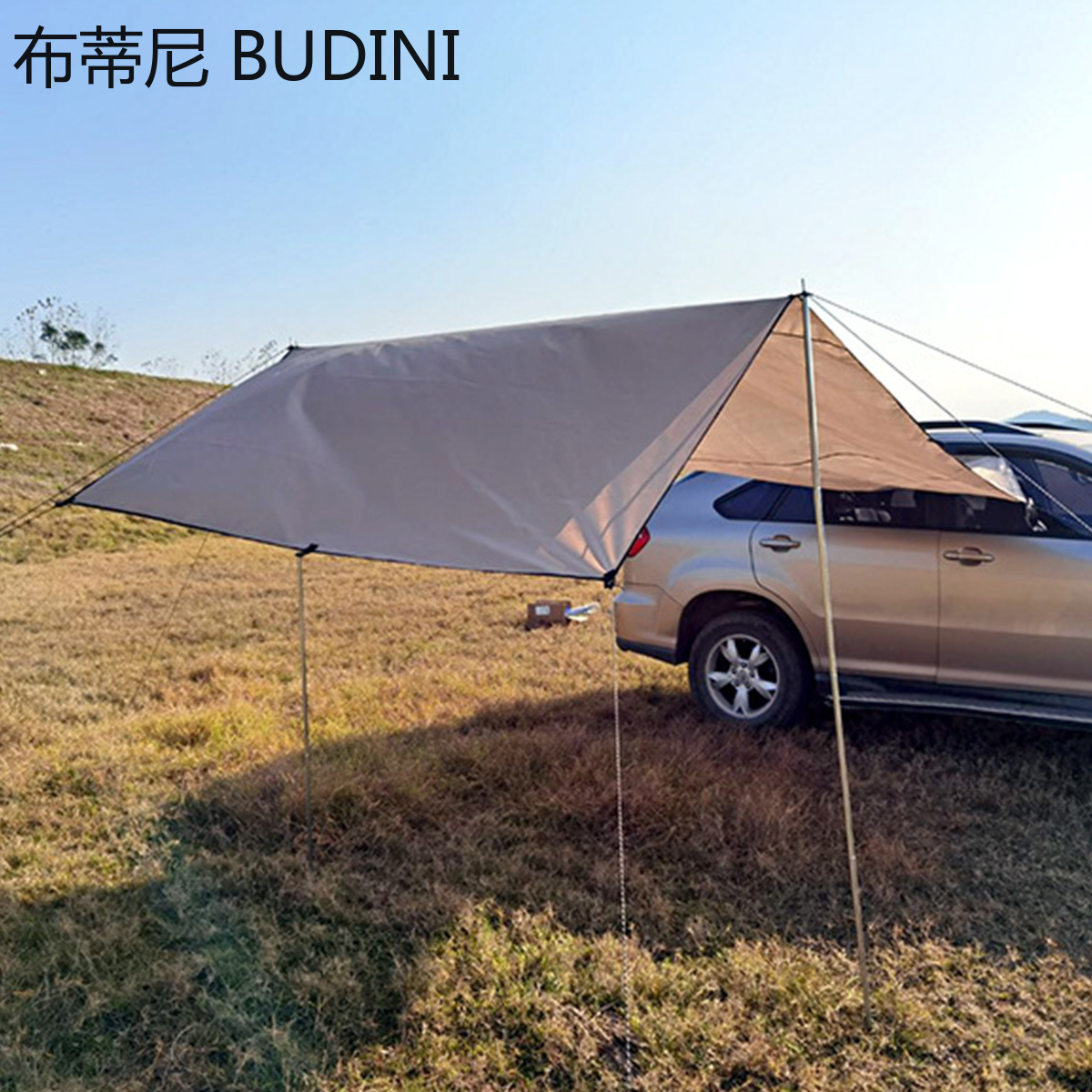 Portable Automobile Rooftop Rain Canopy camper trailer Shelter Shade Camping Side Car Roof Top Tent Awning Waterproof UV