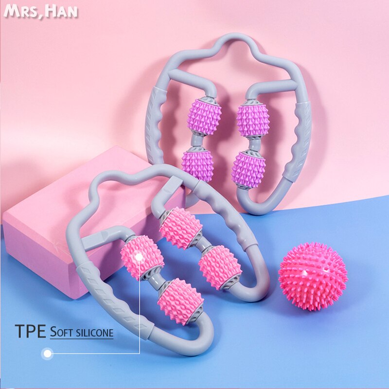 Yoga Massage Roller Triggerpoint Massage Rollers Voor Arm Been Nek Spierweefsel Voor Fitness Gym Pilates Sport Manual Massager