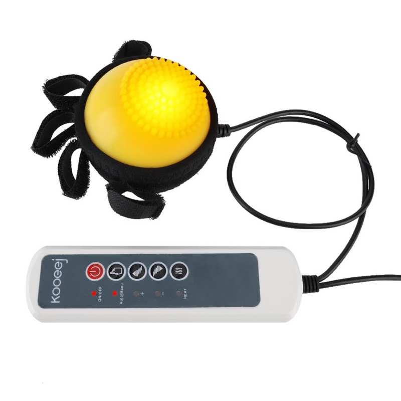 Bola de massagem da mão elétrica compressa quente curso hemiplegia dedo recuperação treinamento silicone reabilitação bolas