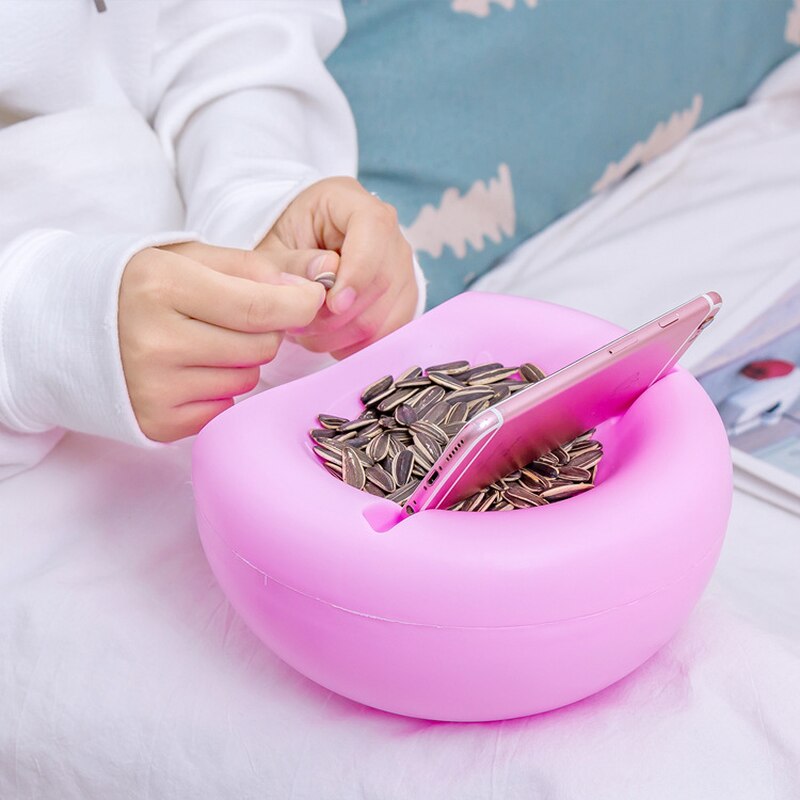 Recipiente para fruta de plástico, artefacto para melón, caja redonda de dulces de doble capa desmontable, almacenamiento XI305933