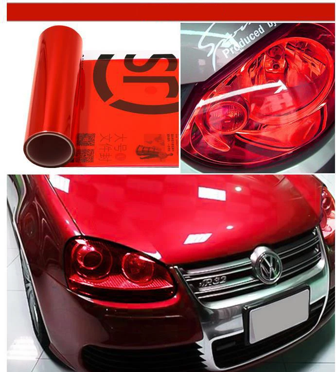 Car Headlight Taillight Protective Film Tint Vinyl Film Auto Lamp Film Sticker Sheet Color-Changing Smoke Matt Rear Fog Stickers: Silver