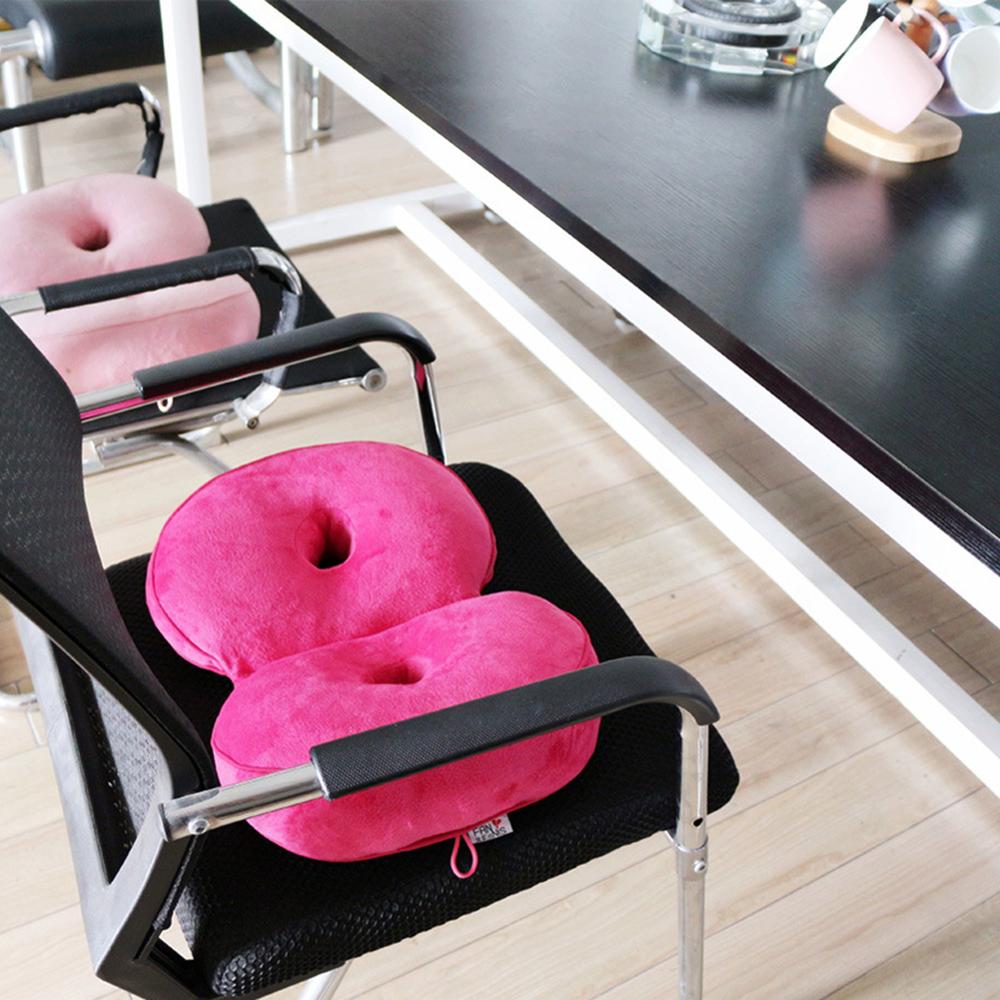 Coussin orthopédique double confort pour femmes, oreiller de bassin, rehaussement des hanches, siège pour soulager la pression