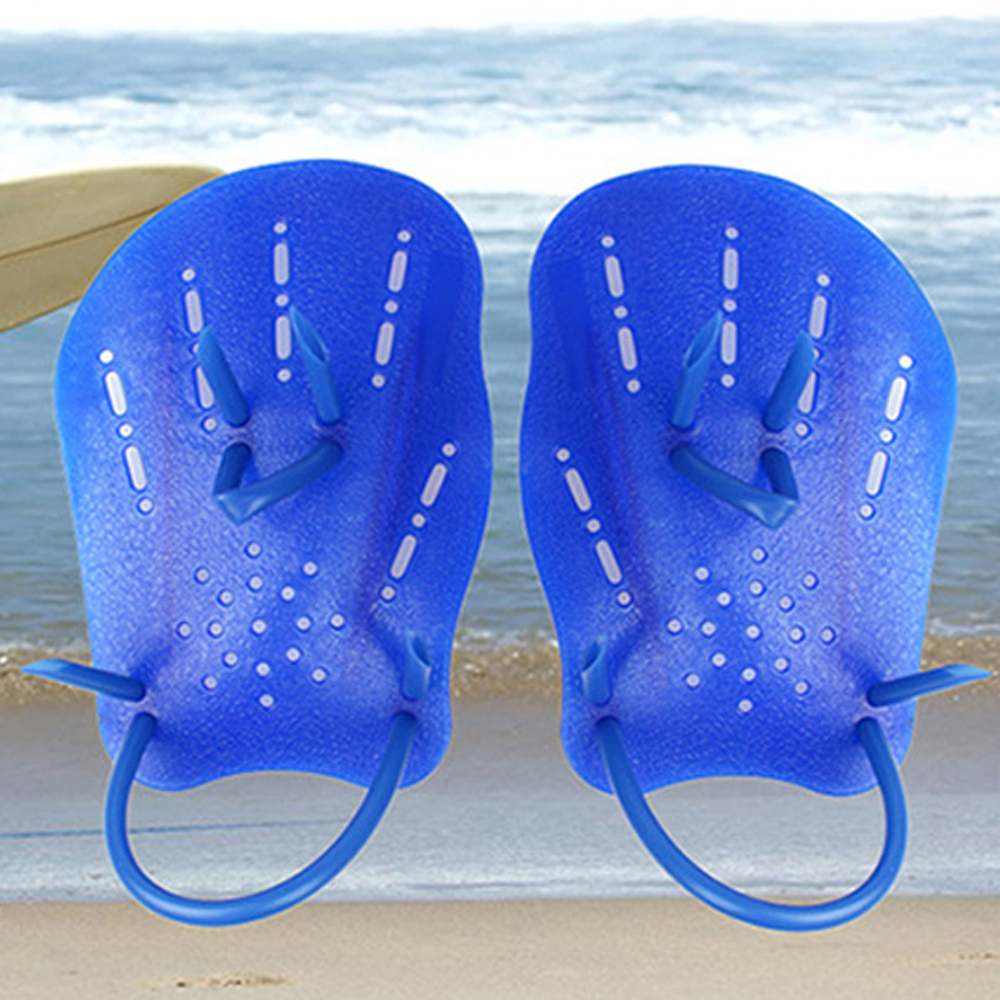 1 Pair Monofin Swim glove Swimming Gear Hand Fins Flippers Silicone Training Paddle Dive Glove Palm Hand Wear Swimming Equipment