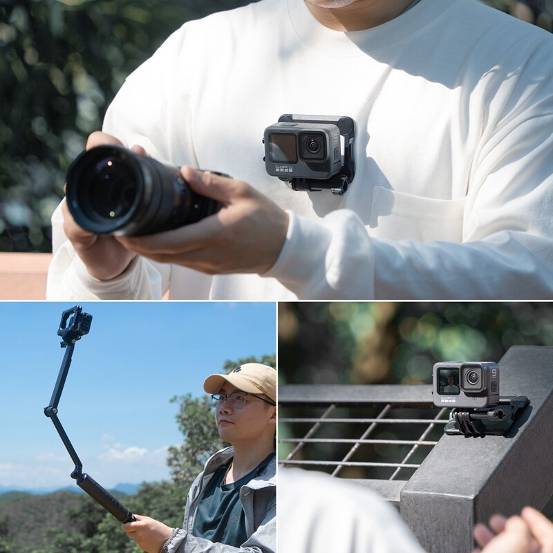 Ulanzi GP-16 Magnetic Action Camera Quick Release Bracket Gopro Accessories Release Bracket Adapter for GoPro Hero 10 9 8