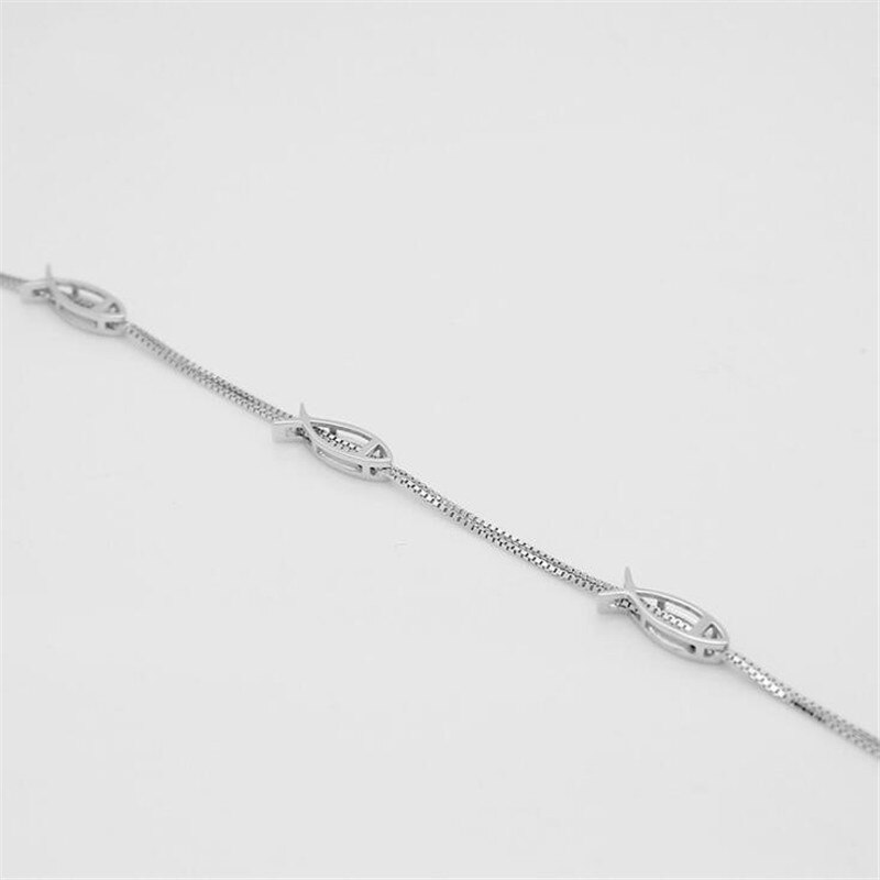 Temperament Zoete Vis 925 Sterling Zilveren Sieraden Hollow Leuke Dier Persoonlijkheid Armbanden SB161