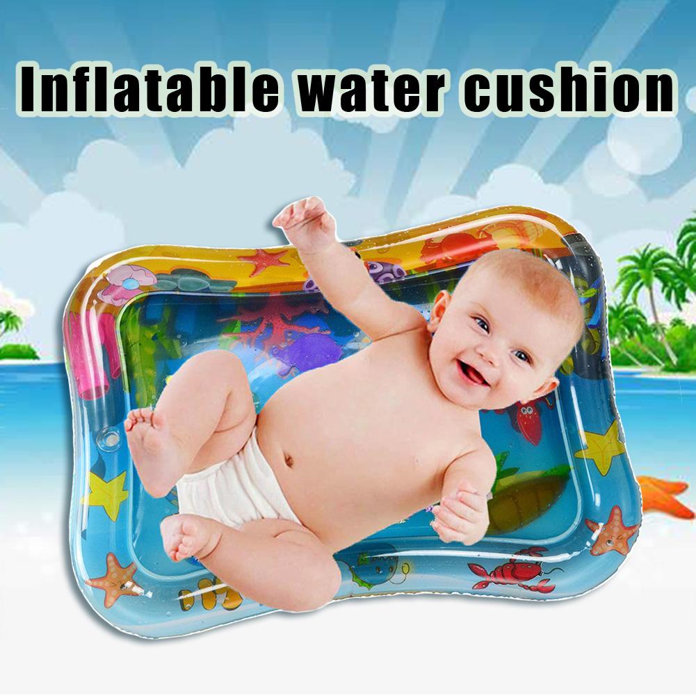 Baby Opblaasbare Outdoor Cartoon Marine Creature Water Pad Mat Kussen Kid Speelgoed Outdoor Gemaakt Van Pvc Materiaal