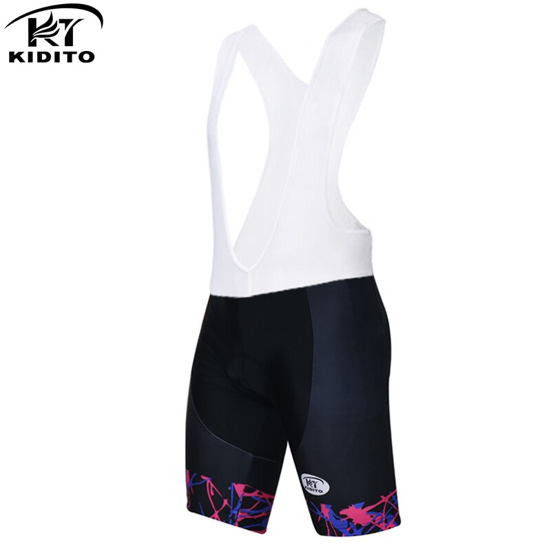 Kiditokt stötsäkra cykelbyxshorts med 3d gelvadderade sommarproffs cykelshorts coolmax mtb bib andas sport: Endast haklappsbyxor / 4xl