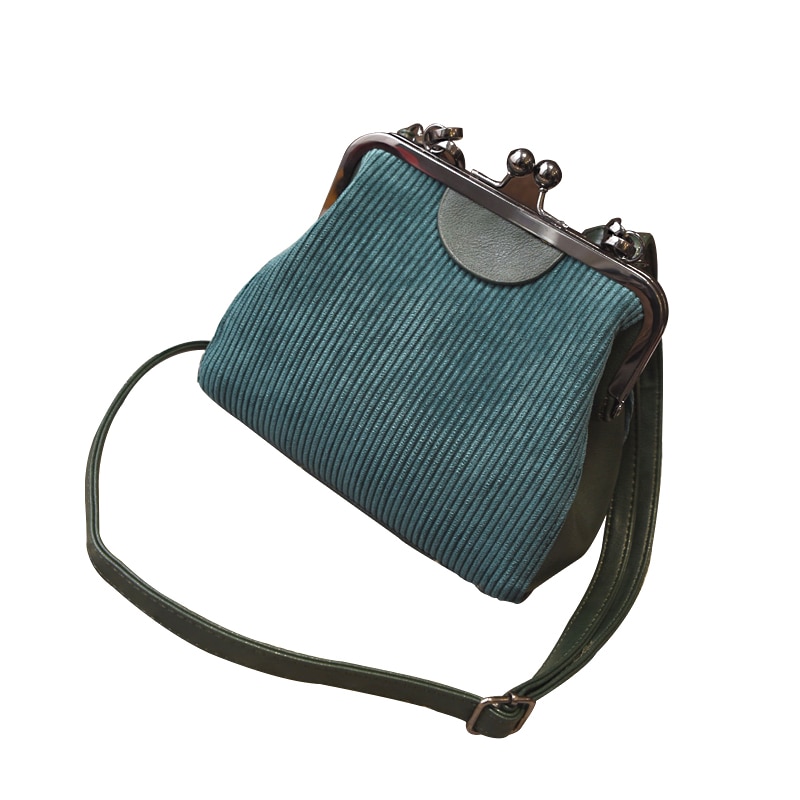 Vintage velours clip shell vrouwen handtassen schoudertassen luxe vrouwelijke crossbody bag lady kleine portemonnees herfst winter