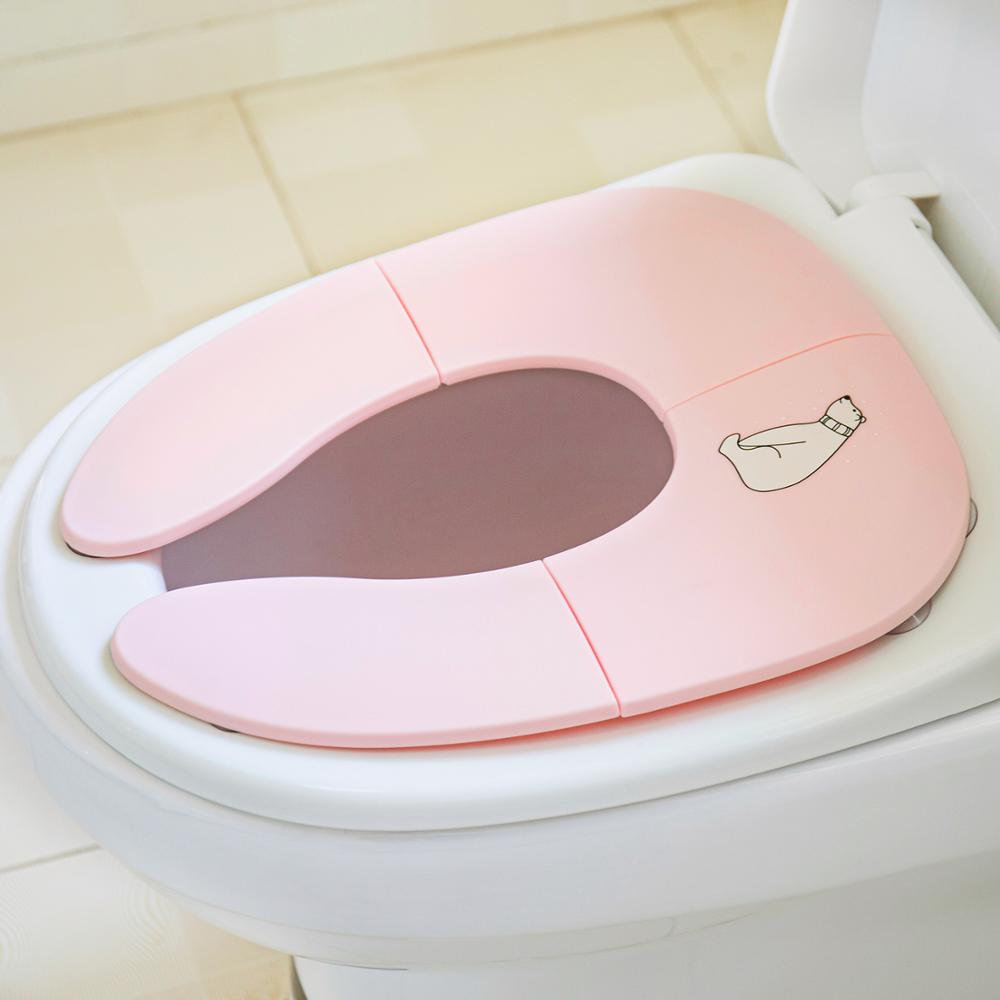 Outdoor Baby Toilet Seat Potty Training Seat Portable Toddlers Kids Potties Trainer Seats Home Non-slip Child Lavatory Seat