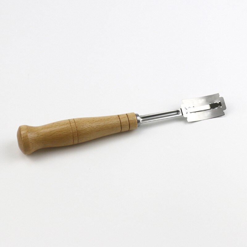 Brödbagare halta skärverktyg degtillverkning tillbehör till rakkniv specialbröd böjd machete för bakning  pi669: Default Title