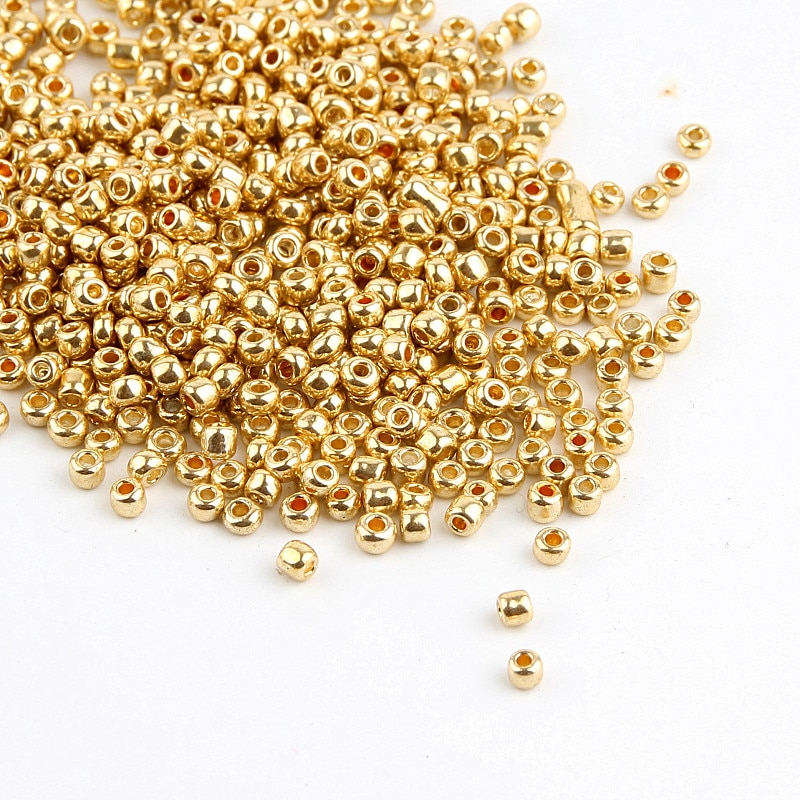 Gold/Silver Color 2/3/4MM Jewelry Crystal Glass Beads Spacer Beads for Jewelry Making DIY Necklace Bracelet Czech Beads