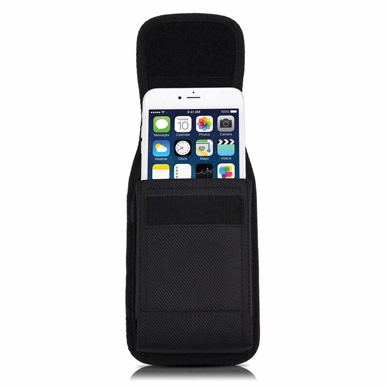 Universal Mobile Phone Waist Bag Nylon Belt Hook Pouch Case Cover Holster Fasten Bag for Cell Mobile Phone