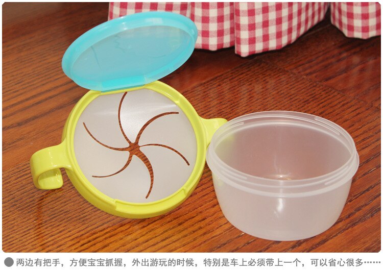 1pc Baby Food Box Anti-Spill Child Snack Food Keeper Portable Baby Food Bowl Plastic Food Storage Container Child Feed Learning