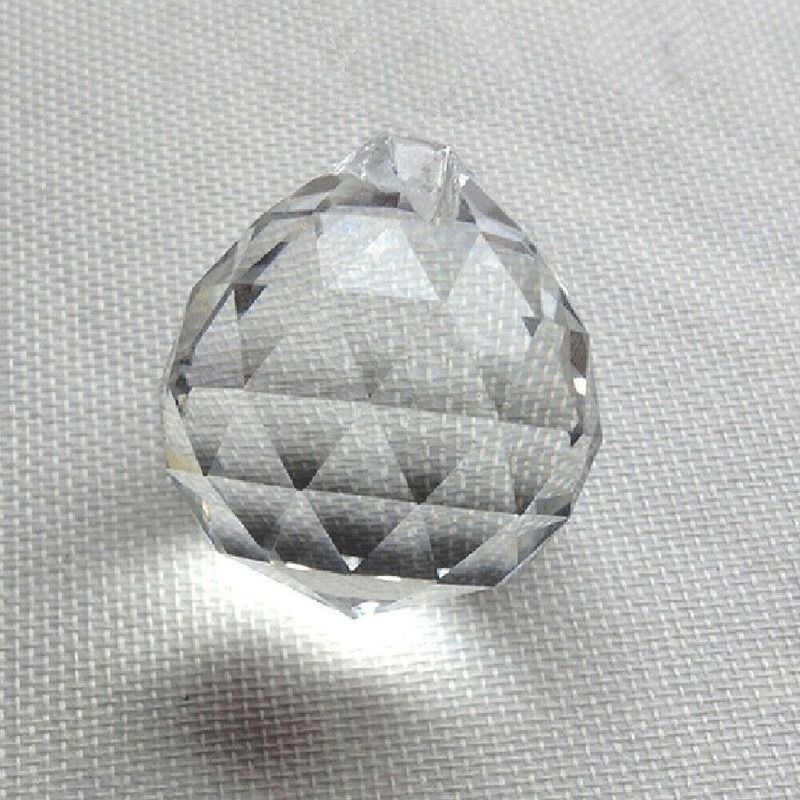 20/30MM kryształowa kula jasne kryształowe pryzmaty Suncatcher kryształy do żyrandola zawieszki akcesoria DIY kurtyna koralikowa wiszący Ornament