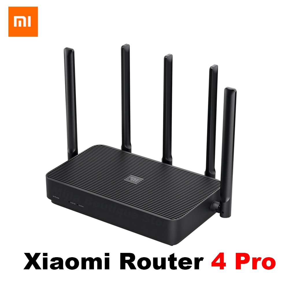 Xiaomi Router 4 Pro Gigabit 2.4G/5.0Ghz Dual-Band 1317Mbps 128RAM Wifi Repeater 5 Hoge gain Antennes Breder IPv6 Draadloze Router