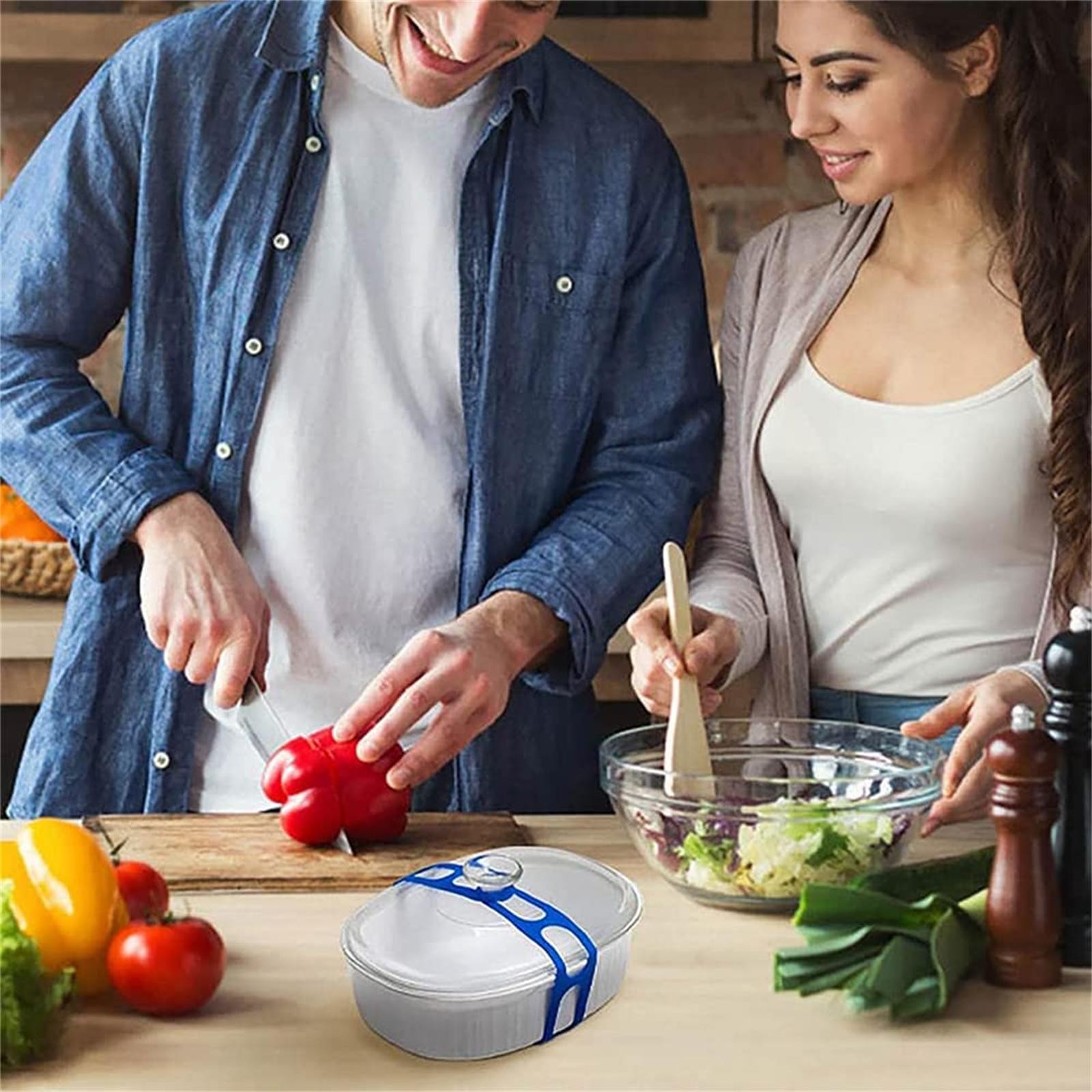 Crock Pot Lid Strap Lid Latch Strap For Crockpot Lid Latch Strap Rubber Band For Easy Transport Dishes Crockpots Pans And More