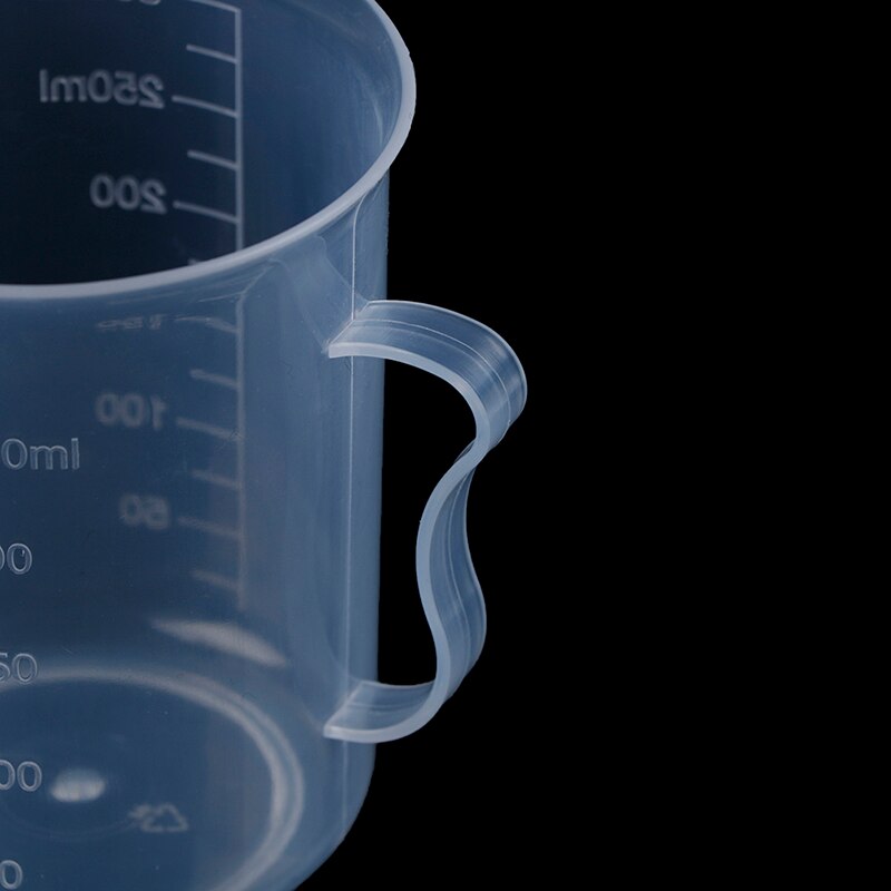 Measure Jug Pour Spout Surface Kitchen Laboratory Measuring Cup Scale Transparent Cooking Tool 250ML