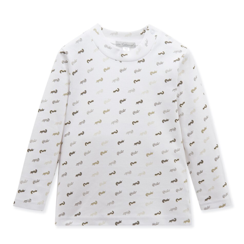 Kavkas Fall Warme Pasgeboren Baby T-shirts Casual Katoen Katten Gedrukt Baby Girl Tops Lange Mouwen Baby Boy Shirt Cartoon Kids tees