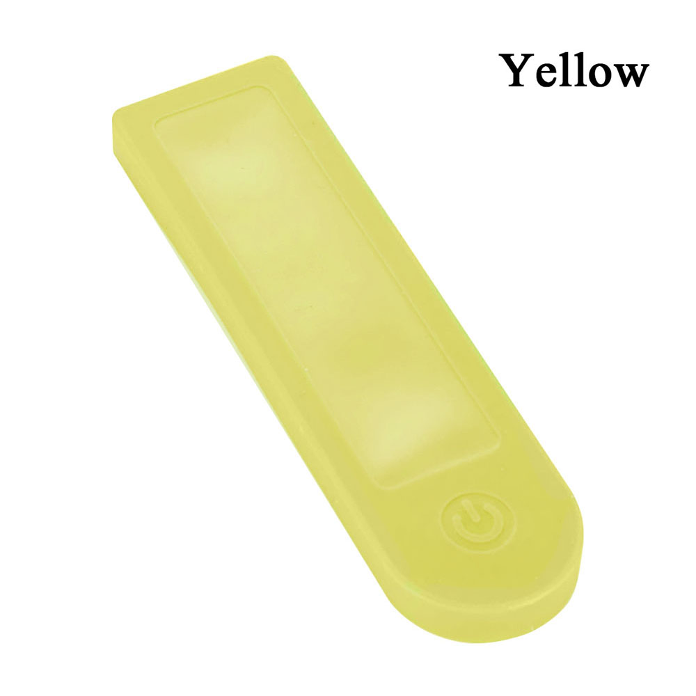 Universal Circuit Board Dashboard Cover Water-proof Soft Silicone Sleeve Protect Case For Xiaomi M365 1S Pro 2 Electric Scooter: Yellow