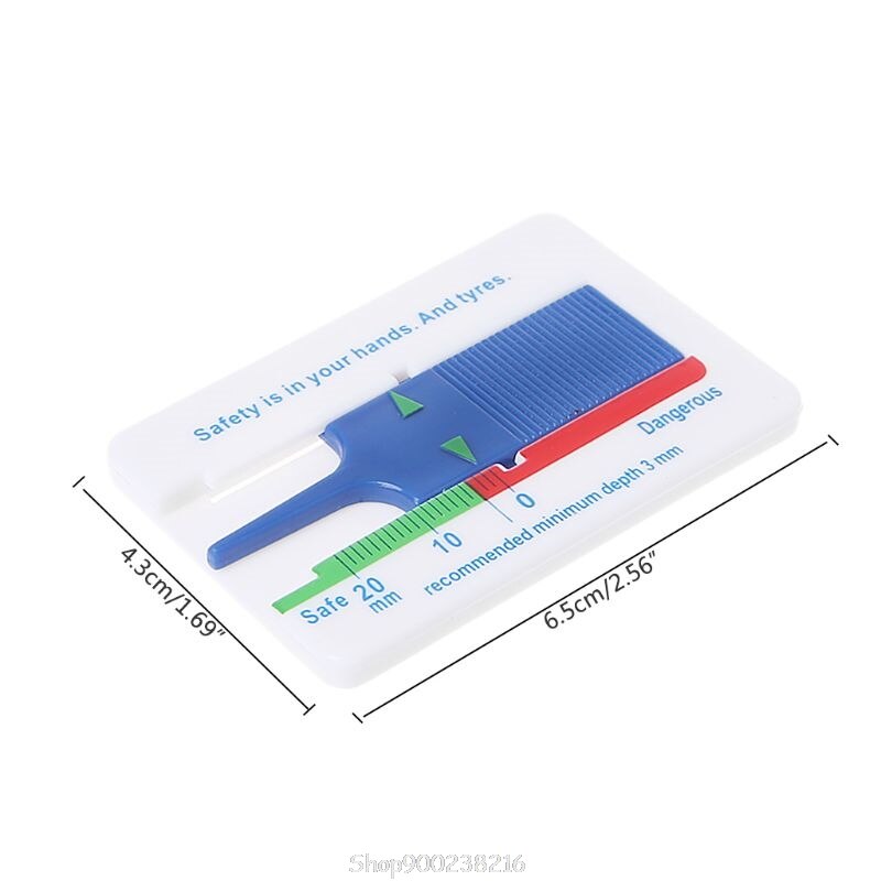 Tyre Tread Depth Gauge Car Motorcycle Trailer Wheel Measure Tool Depth Caliper S04 20