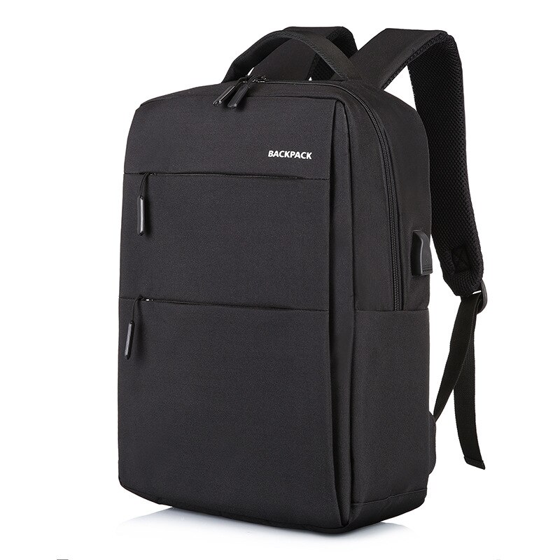 Boshikang Koreanische Rucksack Wasserdichte Oxford Tuch Tasche 15,6-zoll Computer Tasche Geschäft Reise Rucksack Jugend Schule Tasche: Schwarz