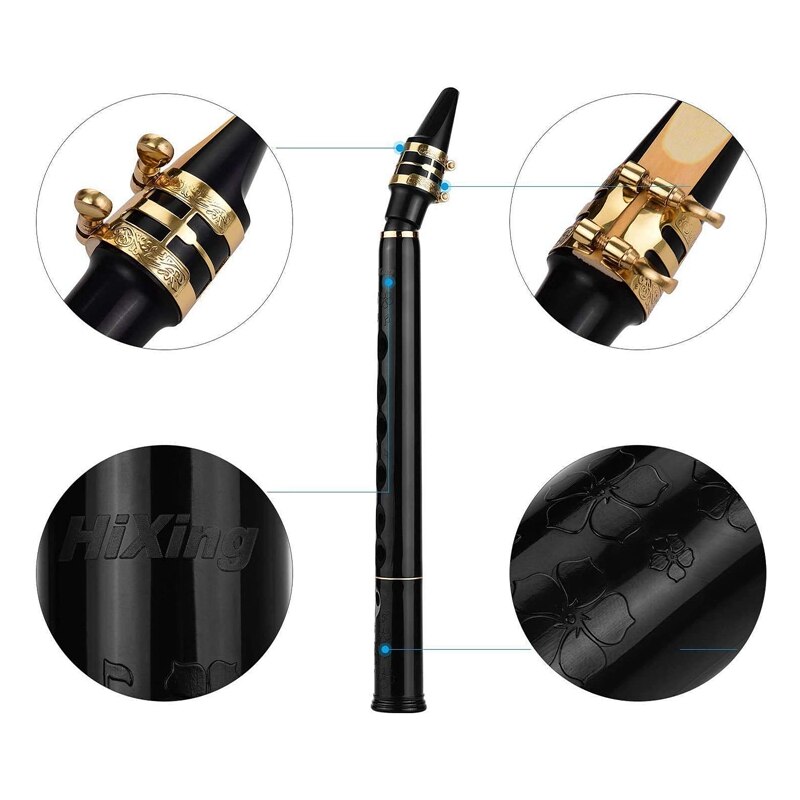 Eenvoudige Sax Mini Sax Pocket Sax Voor C Sleutel Met Draagtas Voor Volwassen Studenten En Beginners Professionele Prestaties