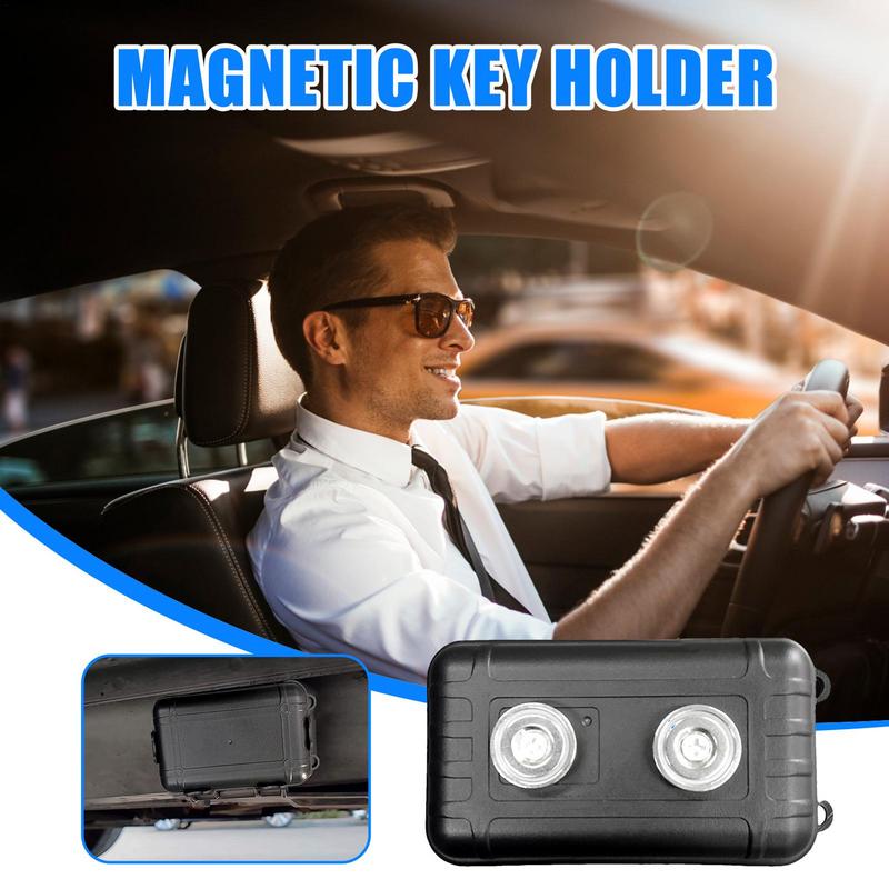Coole auto magnetische sleutelhouder Outdoor veiligheid autosleutelhouder Waterdichte vrachtwagen Caravan geheime doos onder autosleutel verbergen