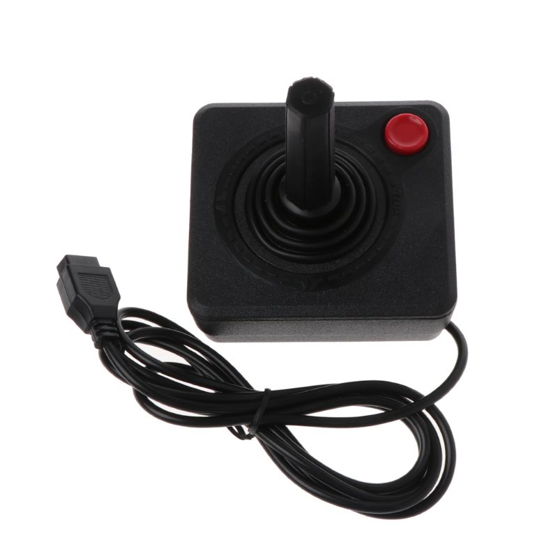 Retro klassisk kontroll gamepad joystick for atari 2600 game rocker med 4-- veis spak og enkelt handlingsknapp