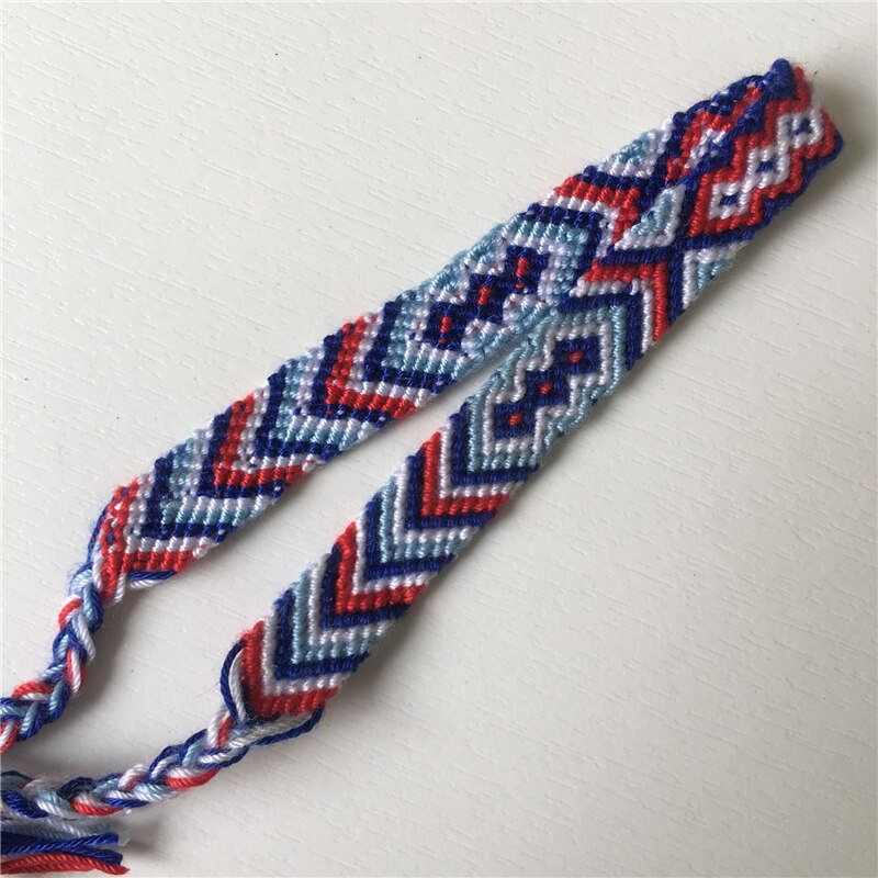 ABL039(1), 0,8 cm Breite Nepal Bunten Handgemachte Brasilianische Hanf Seil gewebte Geflochtene Armbänder Hippie Boho Freundschaft Armbänder: 11