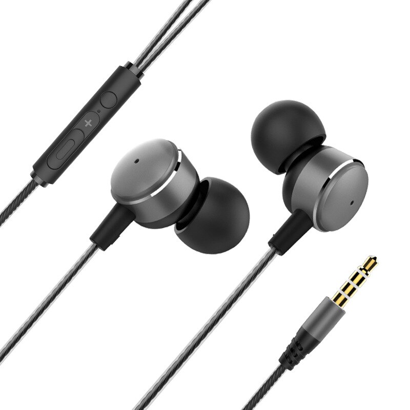 Lang po M7 Auricolari In-Ear - Bassi Profondi, Cablati, Auricolari Universali per Cellulare, Computer, MP3