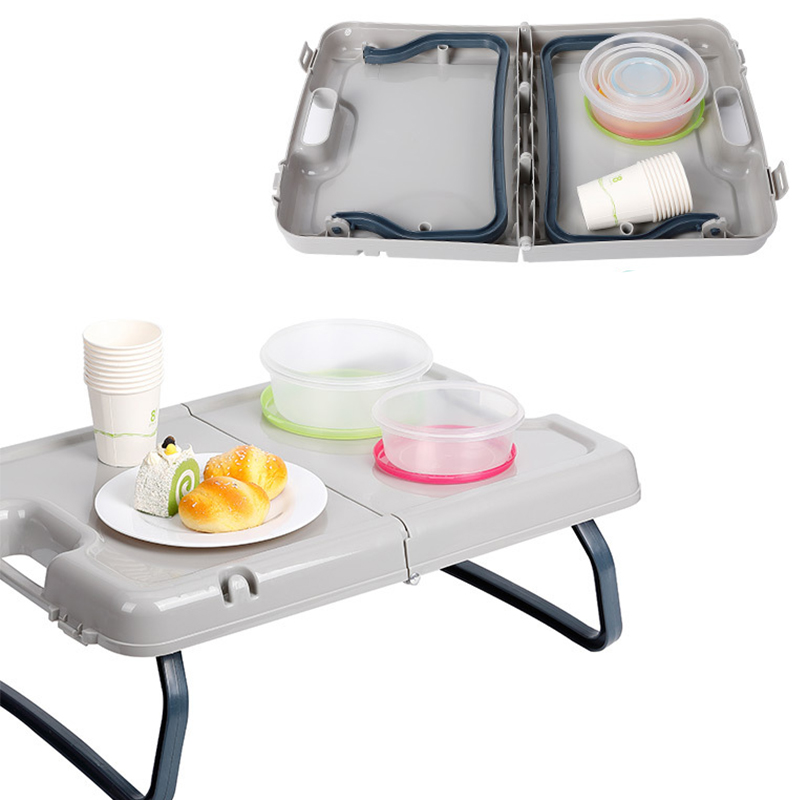 Portable Folding Table Outdoor Picnic Plastic Camping Storage Folding Table Indoor