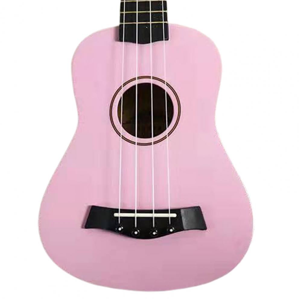 Ukelele de madera para principiantes, 4 cuerdas de aprendizaje Musical, colorido