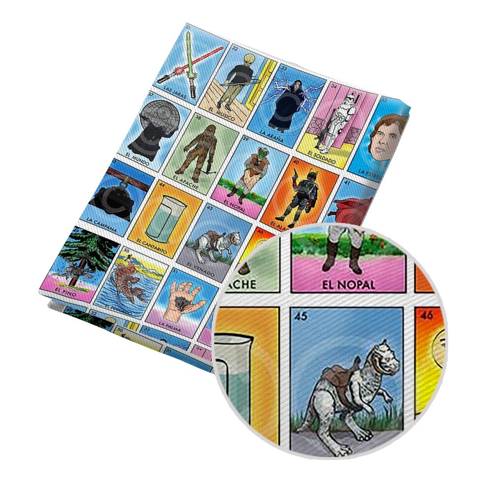 50*145Cm Stof Loteria Ontwerpen Patroon Gedrukt Polyester Katoen Twill Stof Patchwor Gedrukt