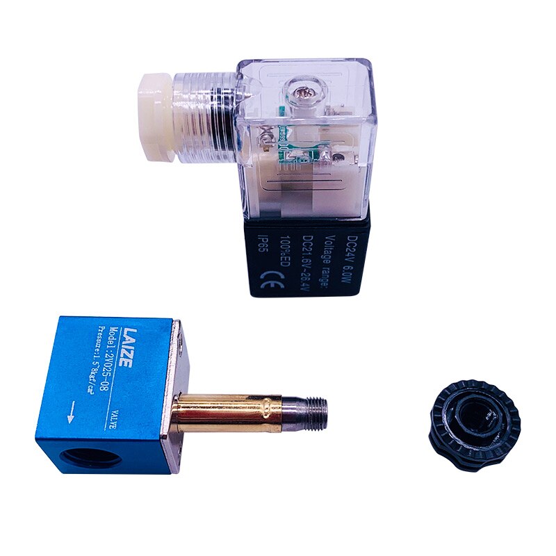 2 Position 2 Port Air TAC Air Solenoid Valves DC 12V/24V 1/4"1/8" BSP 2V025-08 Pneumatic Control Valve AC 12V/24V/110V/220V