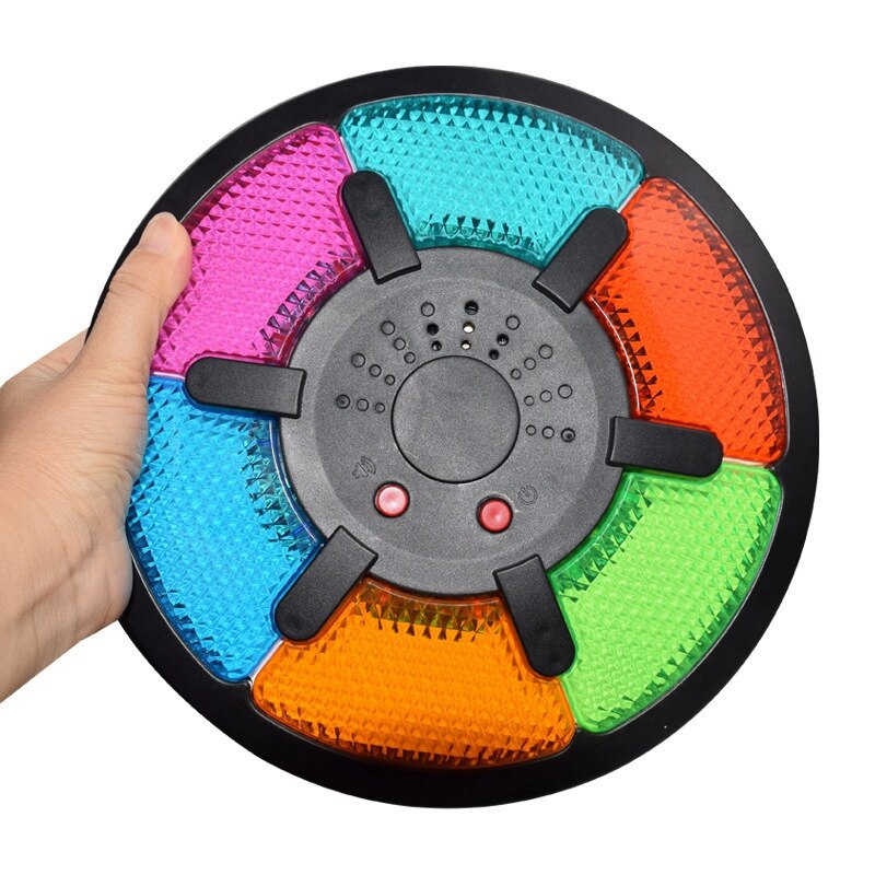 Children 6-Color Light Circular 6-Key Game Machine Memory Game Machine