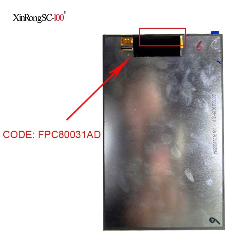 Pantalla LCD de matriz para Tablet Teclast P80X TLA008 309598, de 8 pulgadas, de 31 Pines, FPC80031AB, FPC80031AD