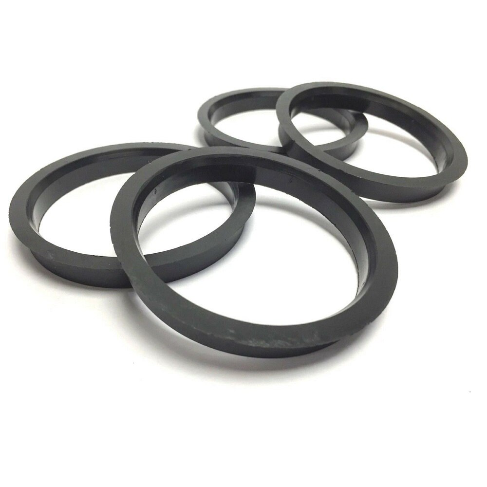 Tapacubos de coche céntricos, anillos de espita para Range Rover BMW VW Transporter T5 T6 T28 T32, accesorios para coche, 4 Uds., anillos de cubo de rueda