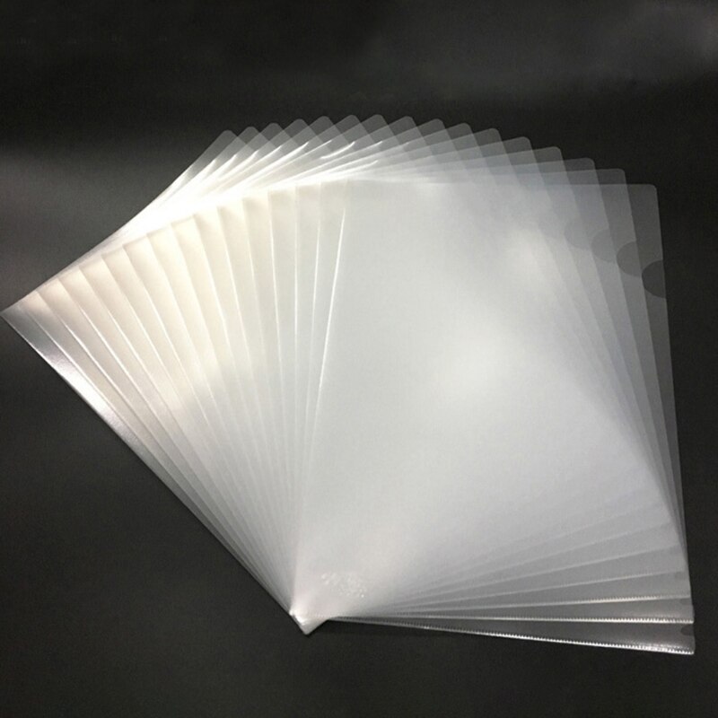 20 Pcs Clear Presentation Files Paper Cover Transparent Binding Report A4 Folder for Business Documents School Projects