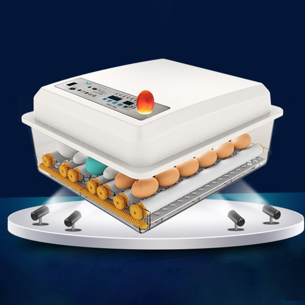 Egg Incubator Fully Automatic 16 Eggs/7eggs Digital Mini Brooder Small Chicken Bird Egg Incubator Automatic Farm Incubation Tool