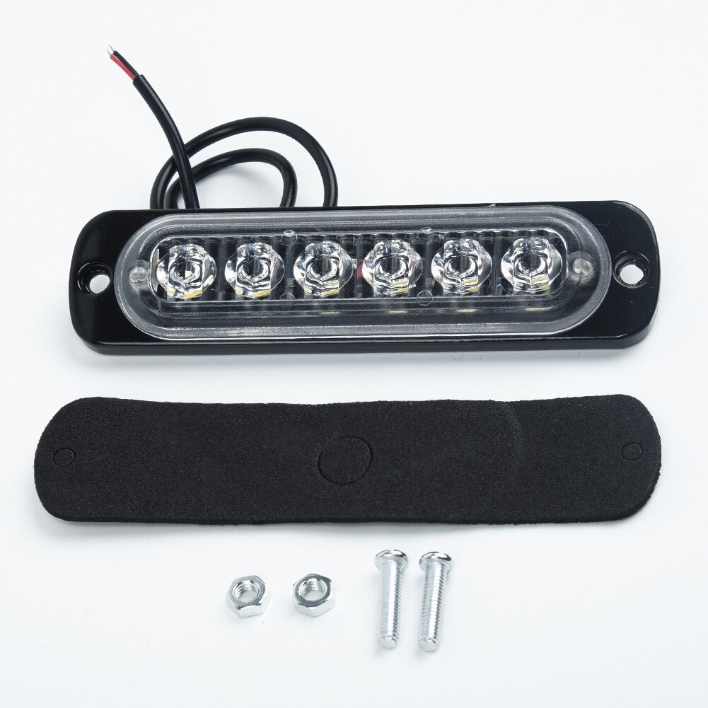 Luces LED externas para coche, lámpara de barra de trabajo para coche, camión, conducción, antiniebla, todoterreno, SUV, 4WD, foco de luz diurna, 6 LED