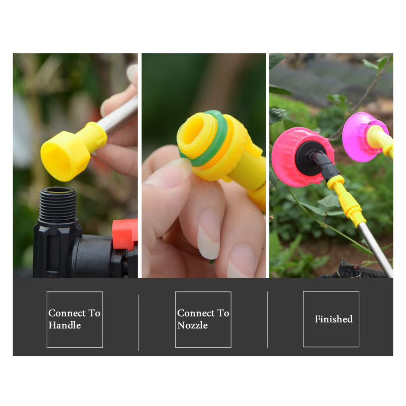 Tige de pulvérisation rétractable de 0.45-0.8m, pour pulvérisateur à pression manuelle, pulvérisation de pesticides de jardin extérieur, arrosoir d'arbre, accessoires