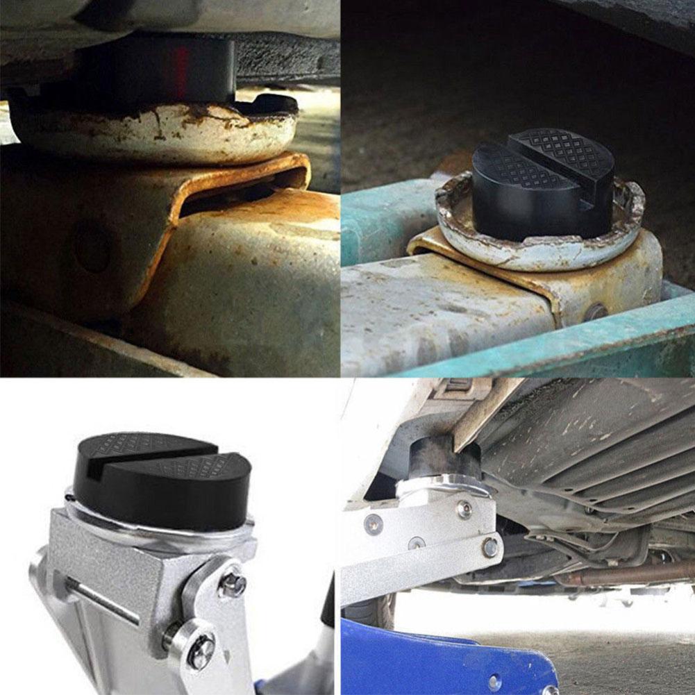 Car Jack Rubber Pad Universal Slotted Frame Jack Pad Bracket Adapter Frame Rail Protector