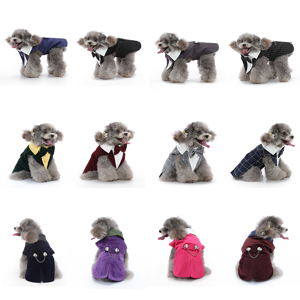 Kerst Hond Kostuum Hond Halloween Kleding Hond Bruiloft Outfit Kleding Bruiloft Shirt Kleding Formele Smoking voor Teddy Bulldog