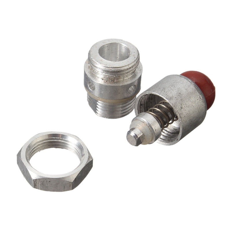Hoge Druk Safty Ventiel 3/8 "Inch Voedsel Aluminium Drukbegrenzingsventiel 1 Bar 100kPa R06 Valve Onderdelen Verschepen