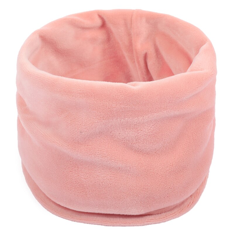 Fashio enfärgad halsduk halsvärmare tub herr dam vtlvet termisk varm camping vandring termisk justerbar huvudsjal: Rosa