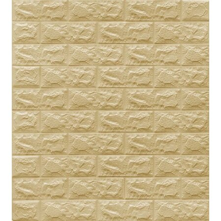 Newwall selvklebende fleksibel gul farge murveggpanel 390277490