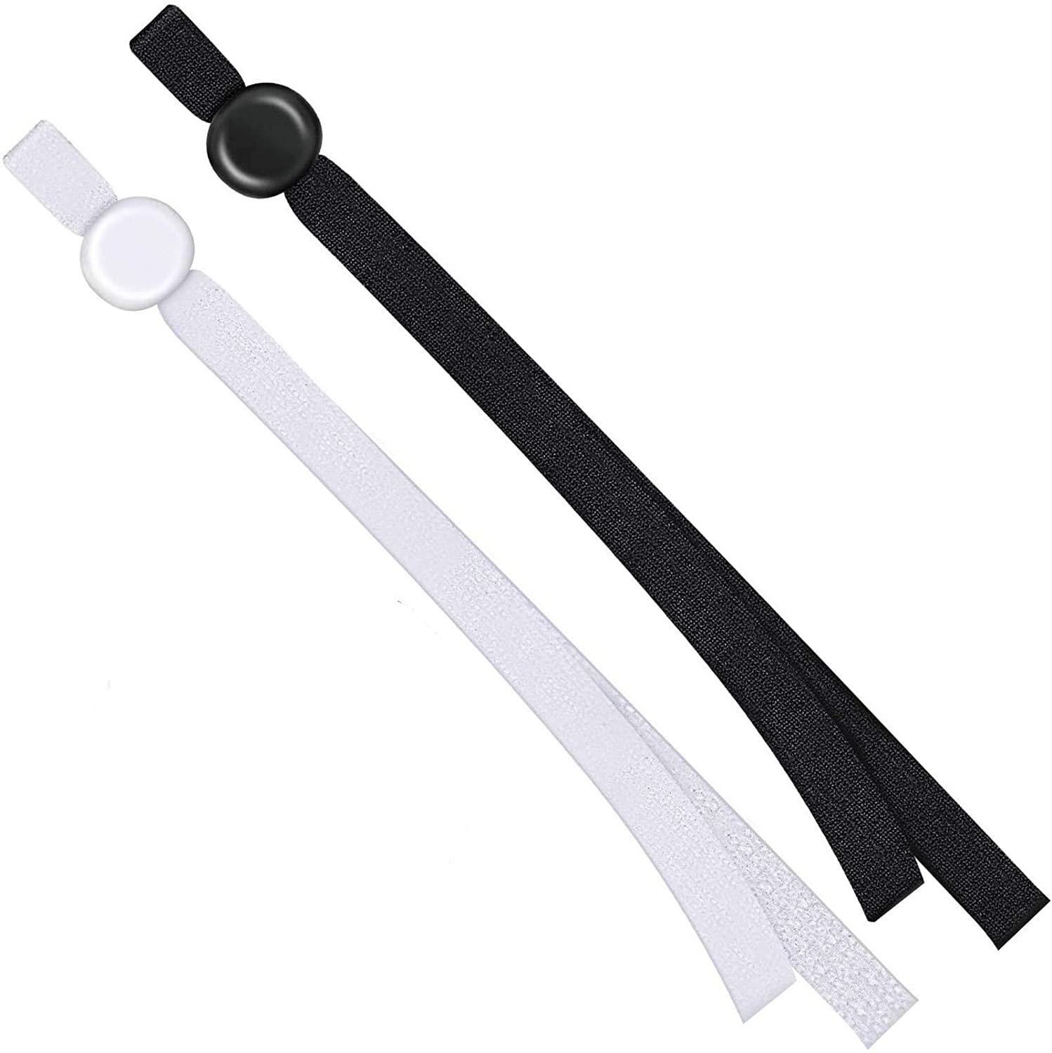 100 Pcs Sewing Elastic Band Cord with Adjustable Buckle Stretchy Mask Earloop Lanyard Earmuff Rope for DIY Making Supplies YJ354